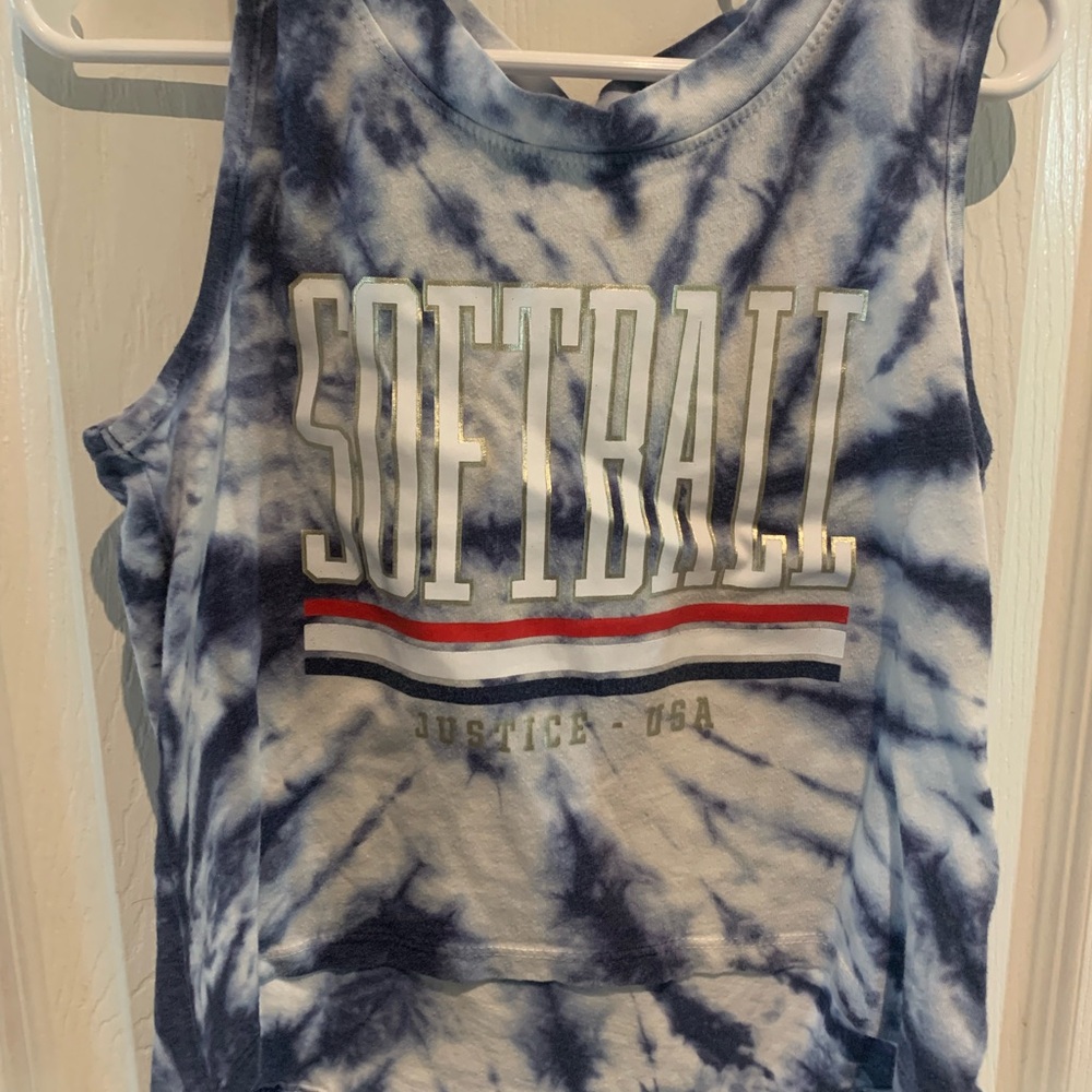 Justice Girls Softball Tank Top
